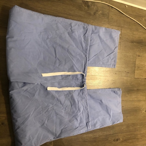 Soft weave Women’s Light Blue Jogger Pull-On Scrub Pant Size Large - Picture 12 of 12